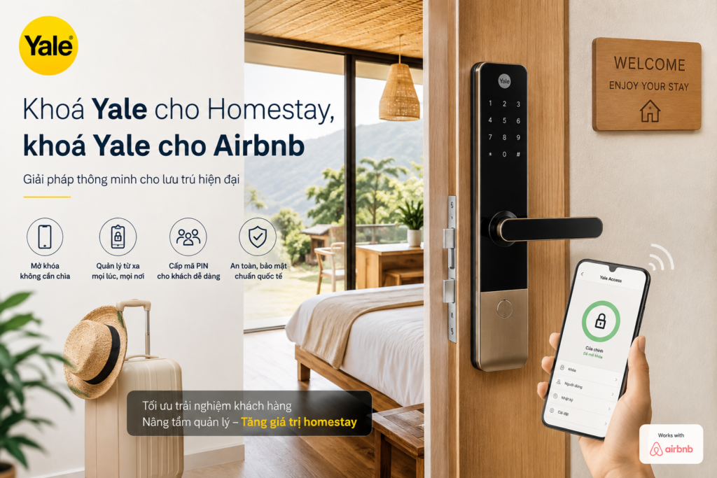 khoá yale cho homestay