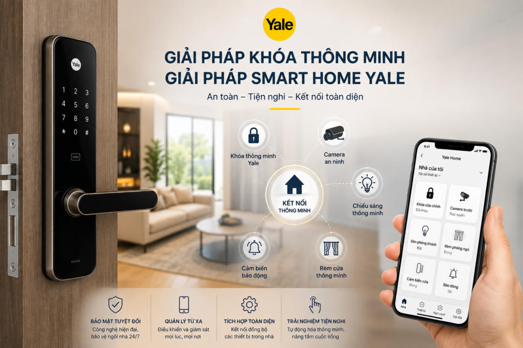 giải pháp khóa thông minh yale