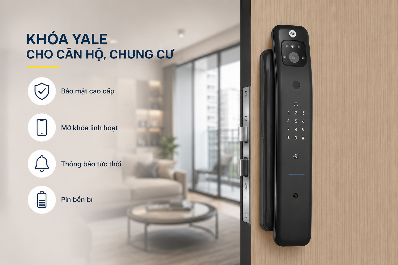 khoá yale cho căn hộ