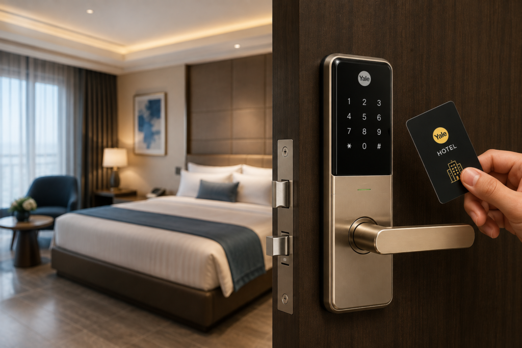 khóa yale cho khách sạn