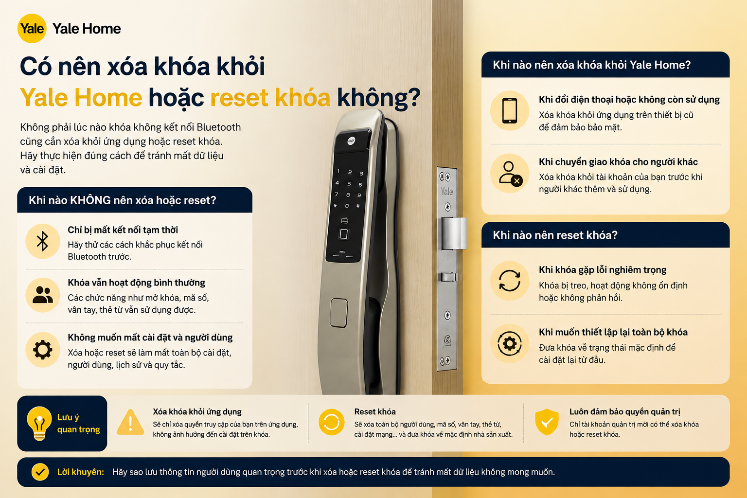 yale home không kết nối bluetooth