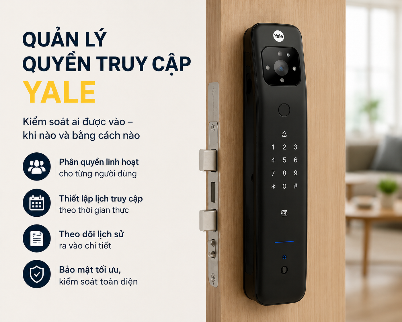 quản lý quyền truy cập yale