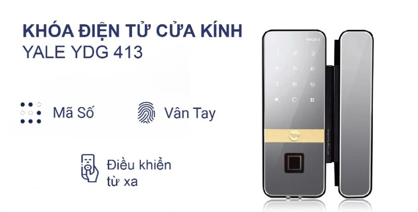 khoá yale cho cửa kính