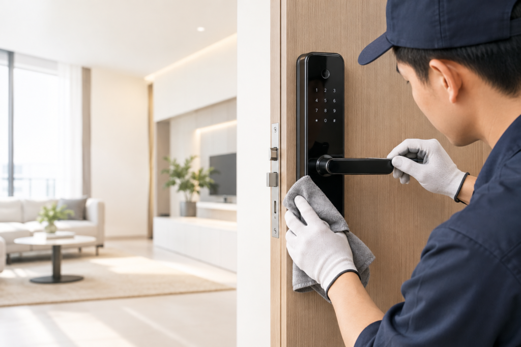bảo trì khóa yale