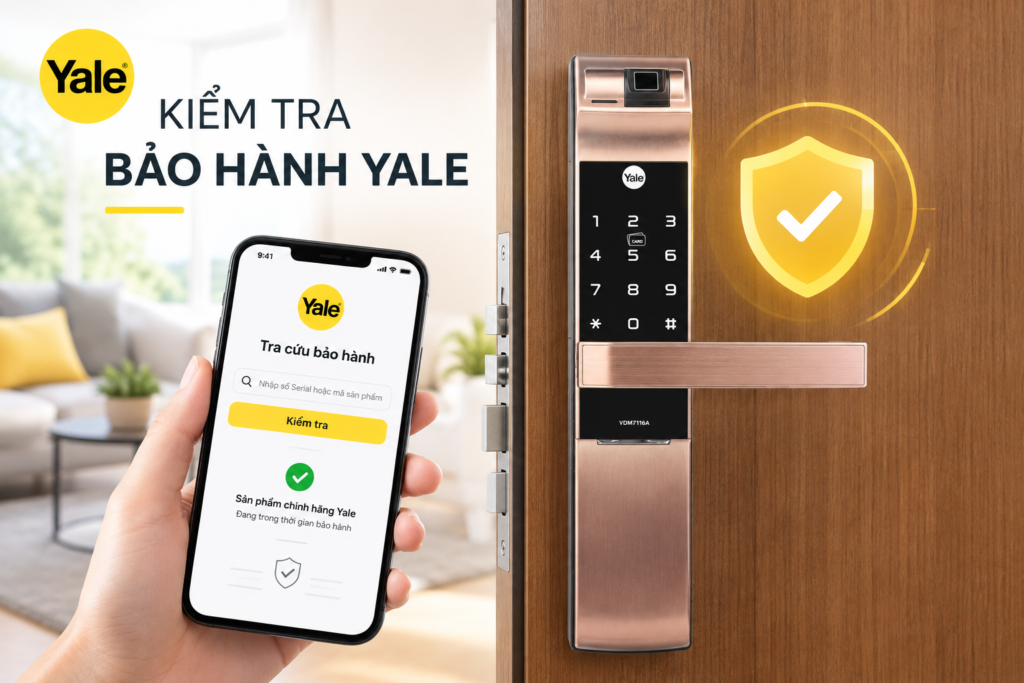 kiểm tra bảo hành yale