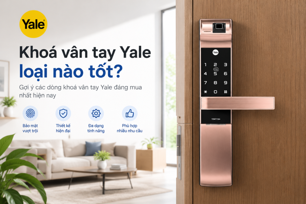 khoá vân tay yale loại nào tốt