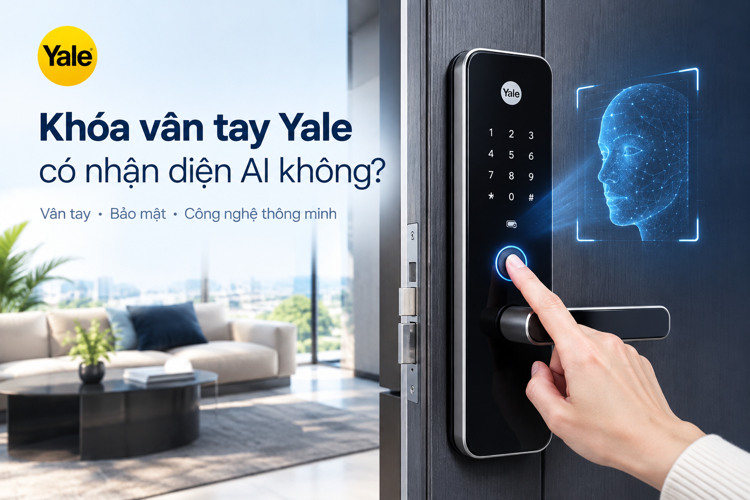 khoá vân tay yale có nhận diện ai không