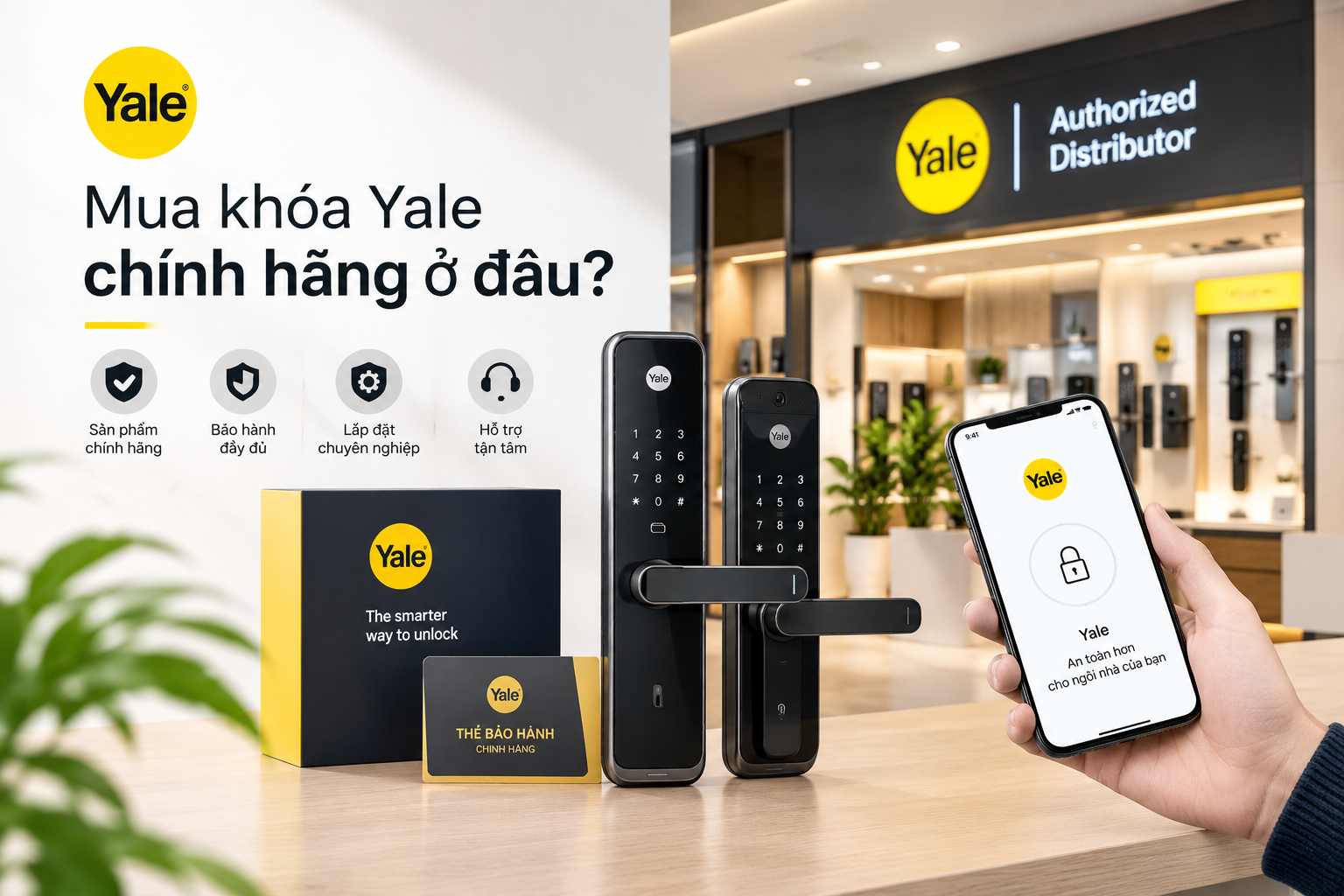 mua khóa yale chính hãng