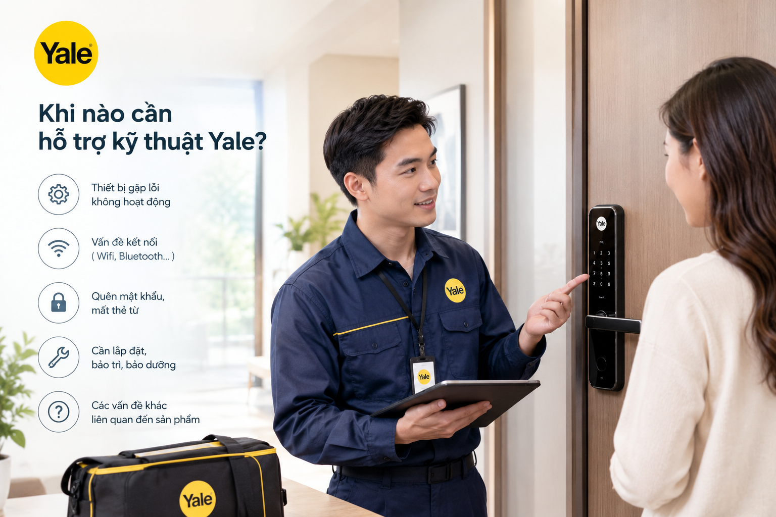 hỗ trợ kỹ thuật yale