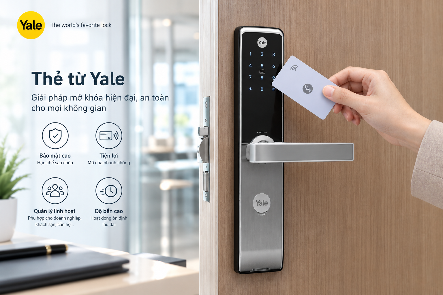 thẻ từ yale