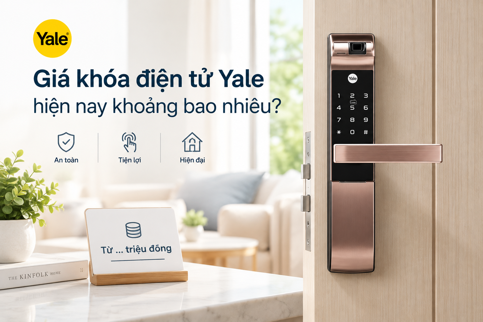 giá khoá điện tử Yale