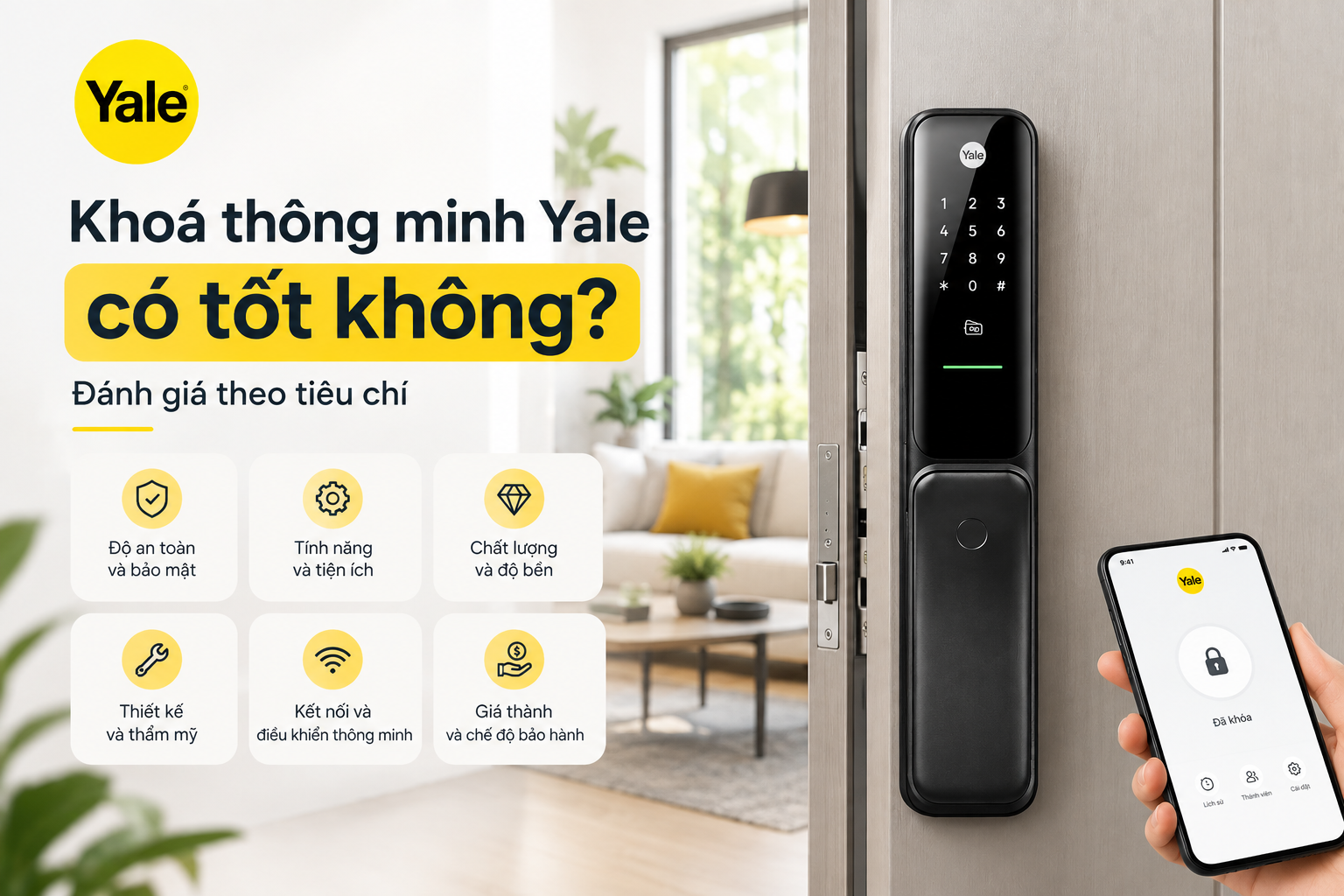 khóa thông minh yale có tốt không