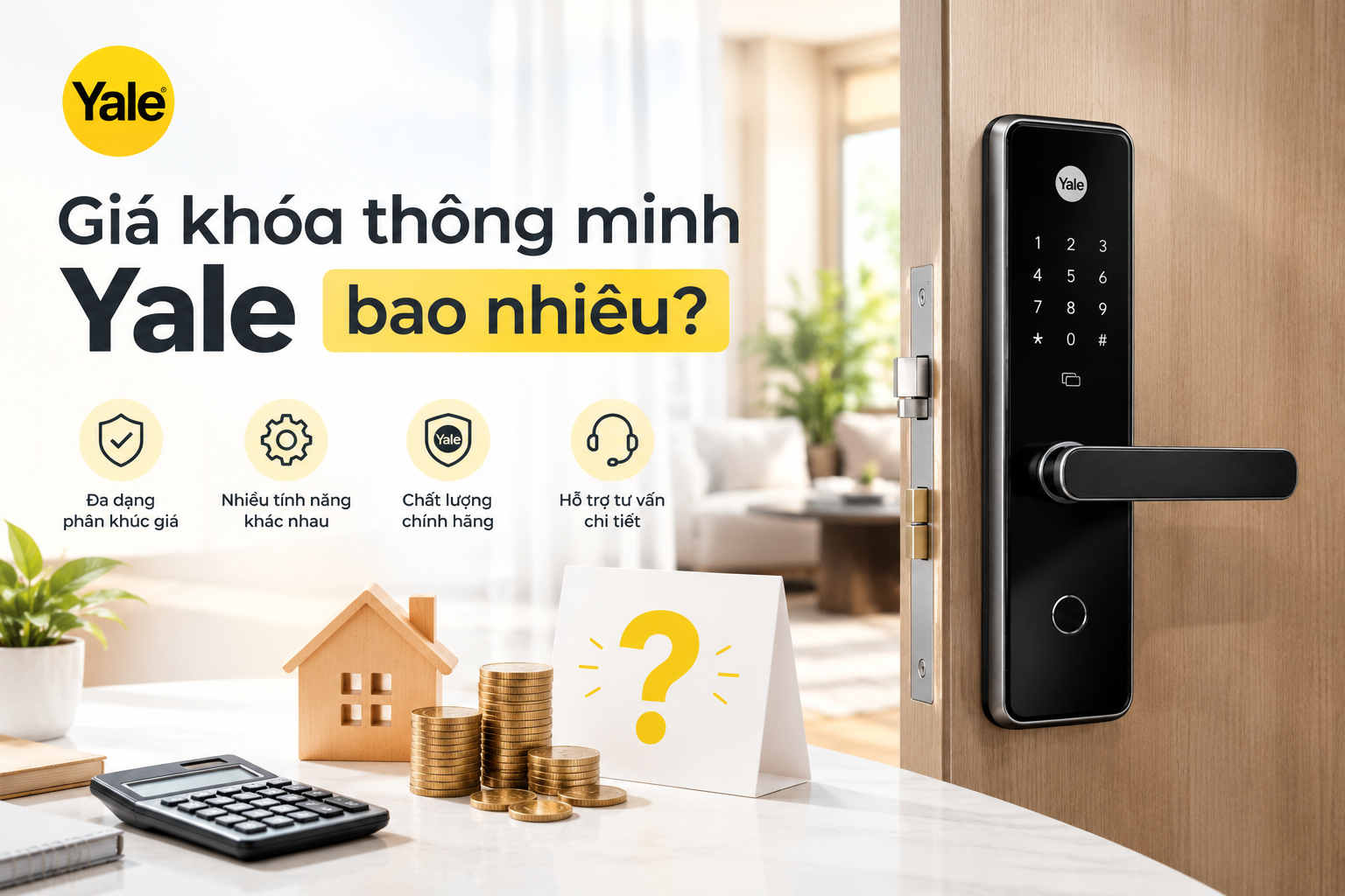 giá khóa thông minh yale