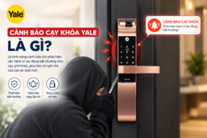 cảnh báo cạy khoá yale