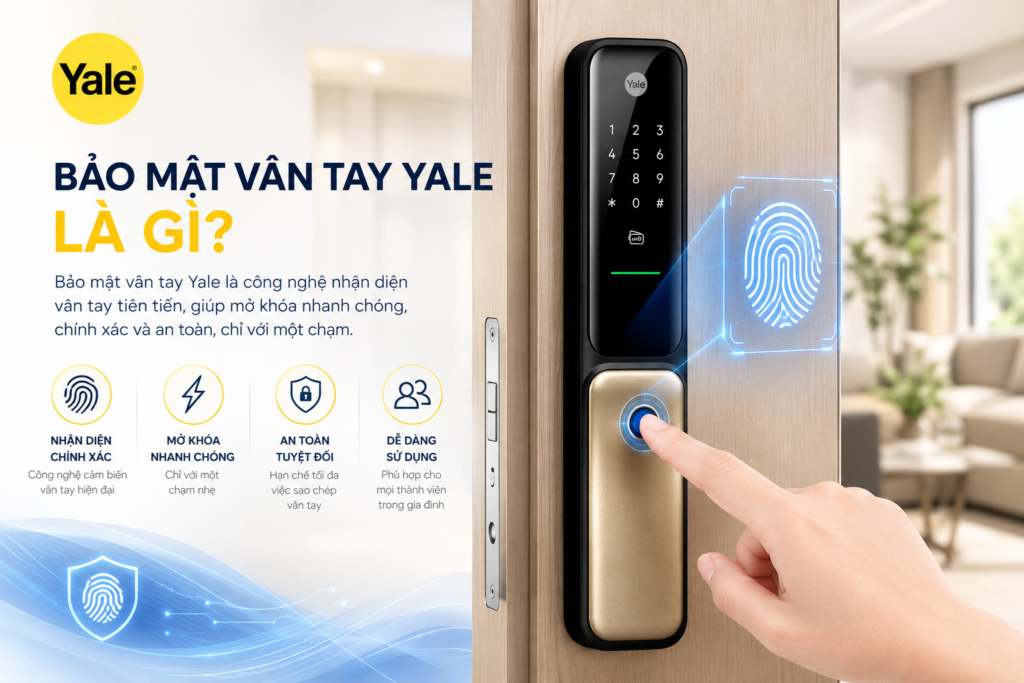 bảo mật vân tay yale