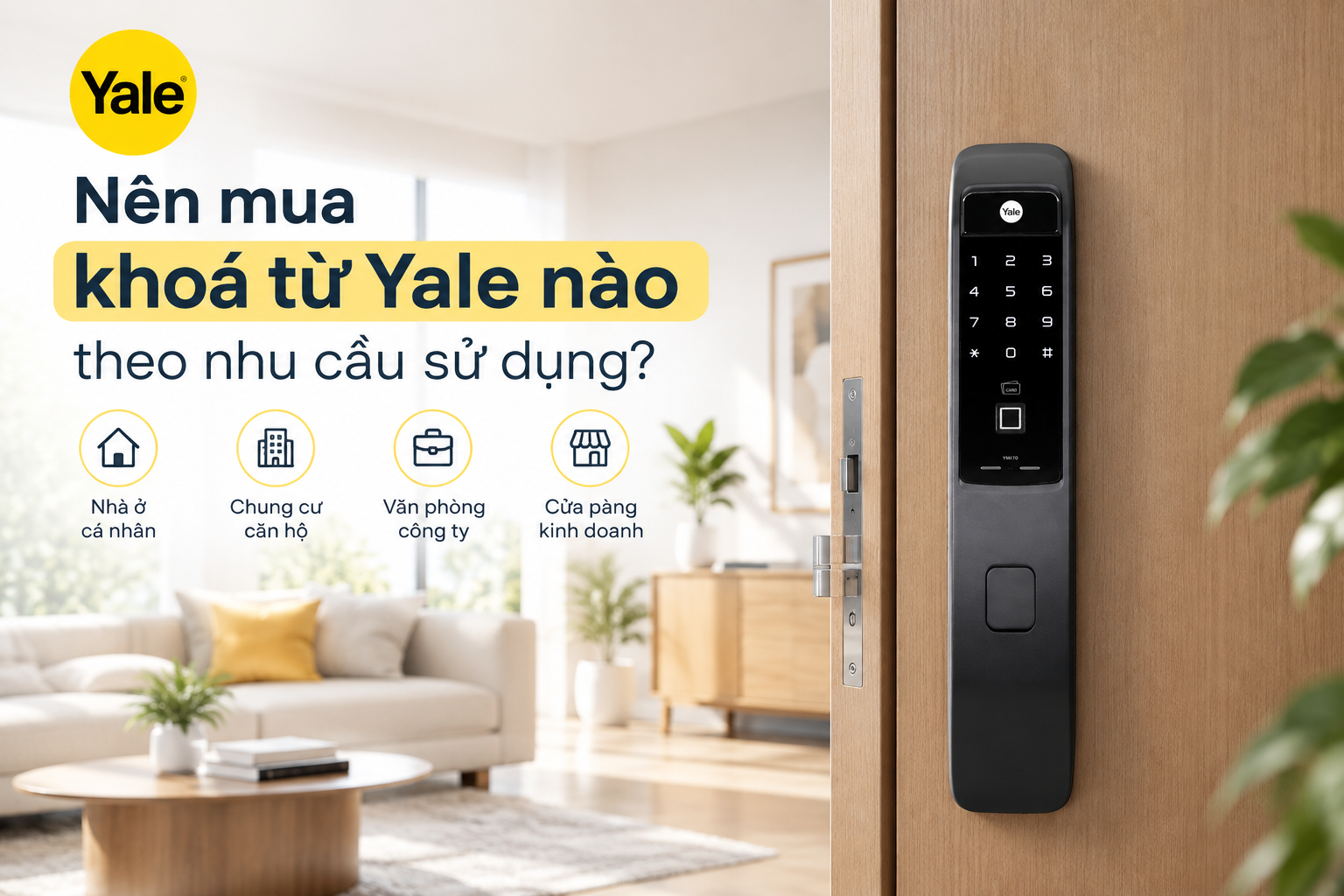 nên mua khoá từ yale nào