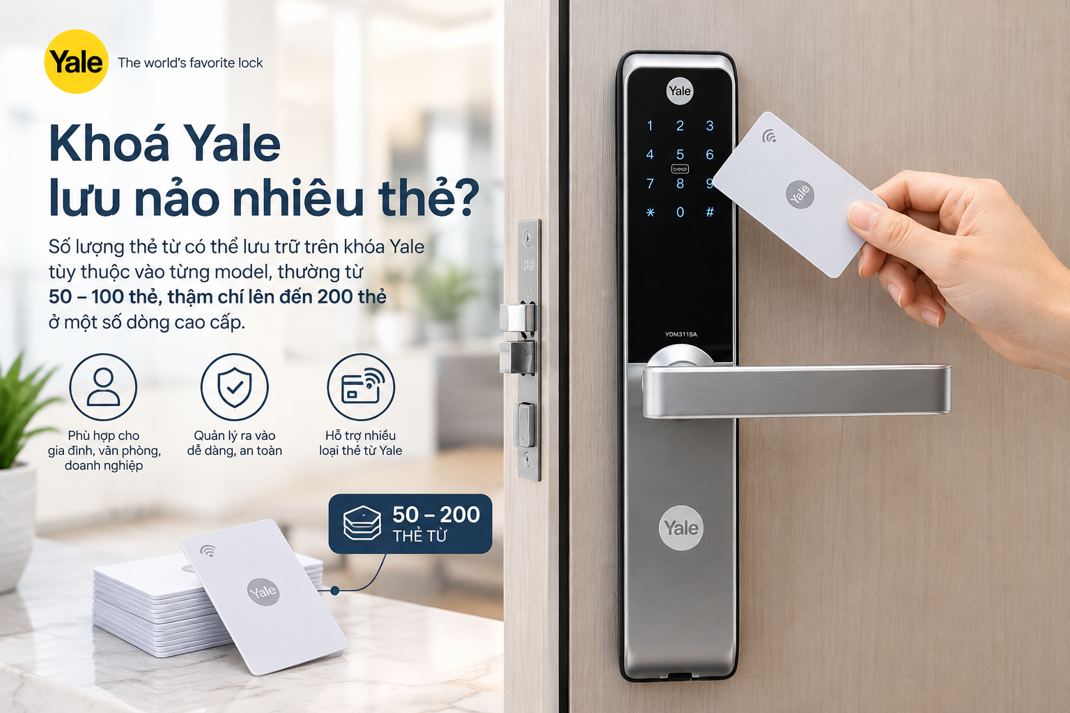 thẻ từ yale