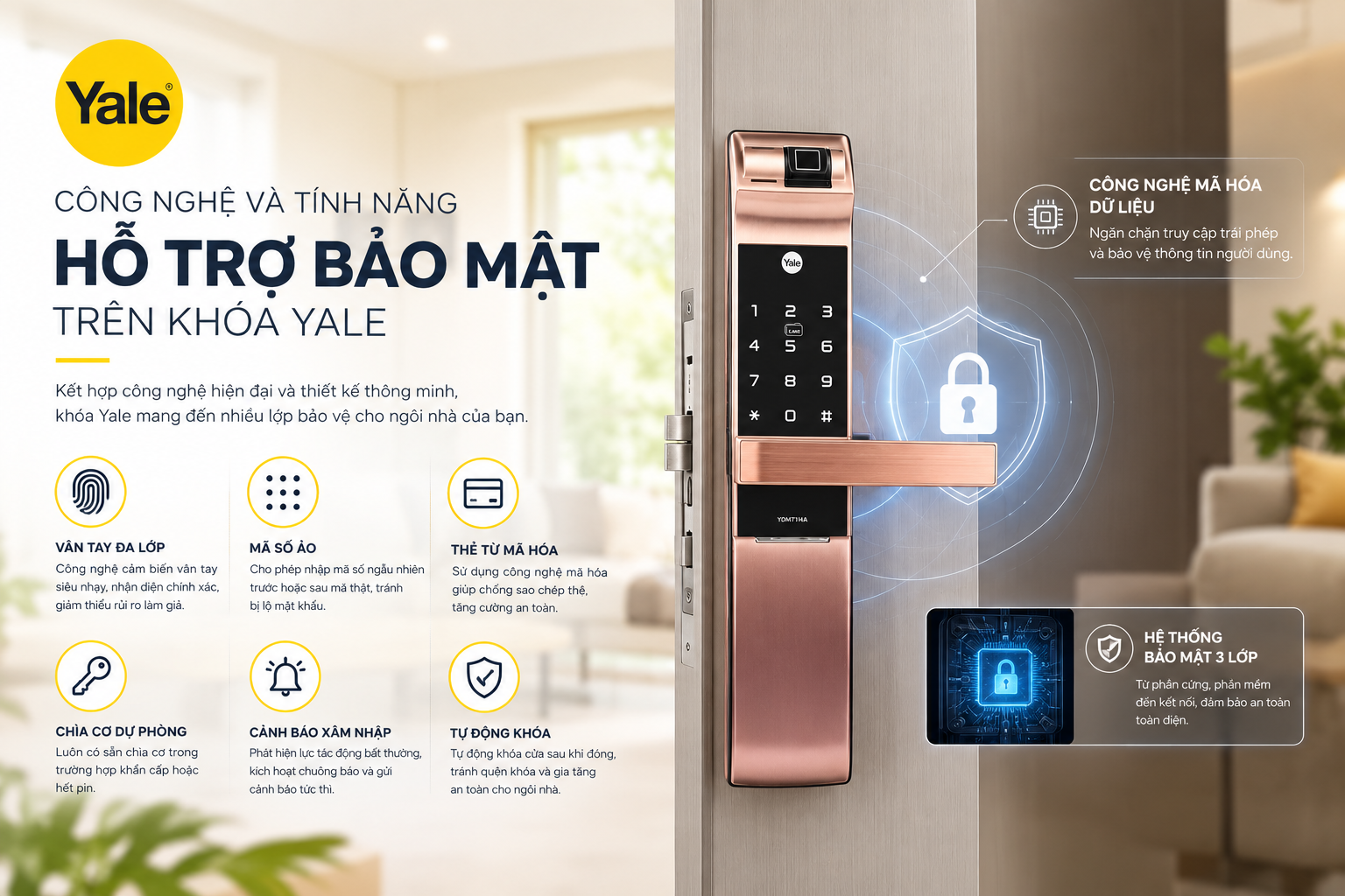 bảo mật khoá yale