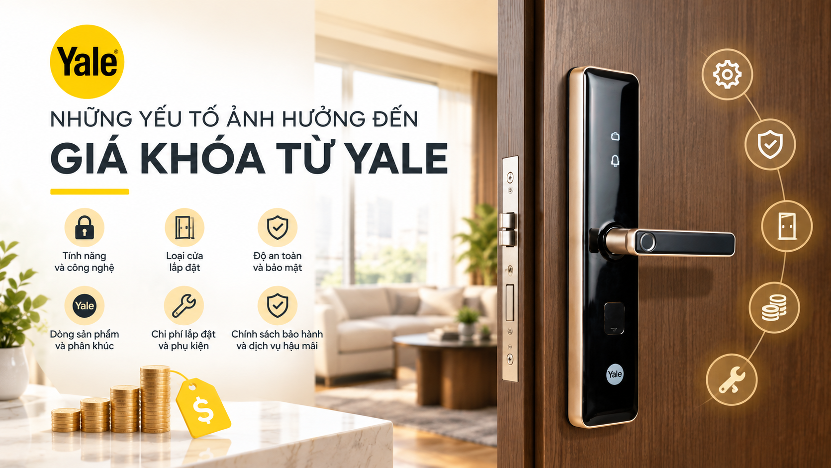 giá khoá từ yale