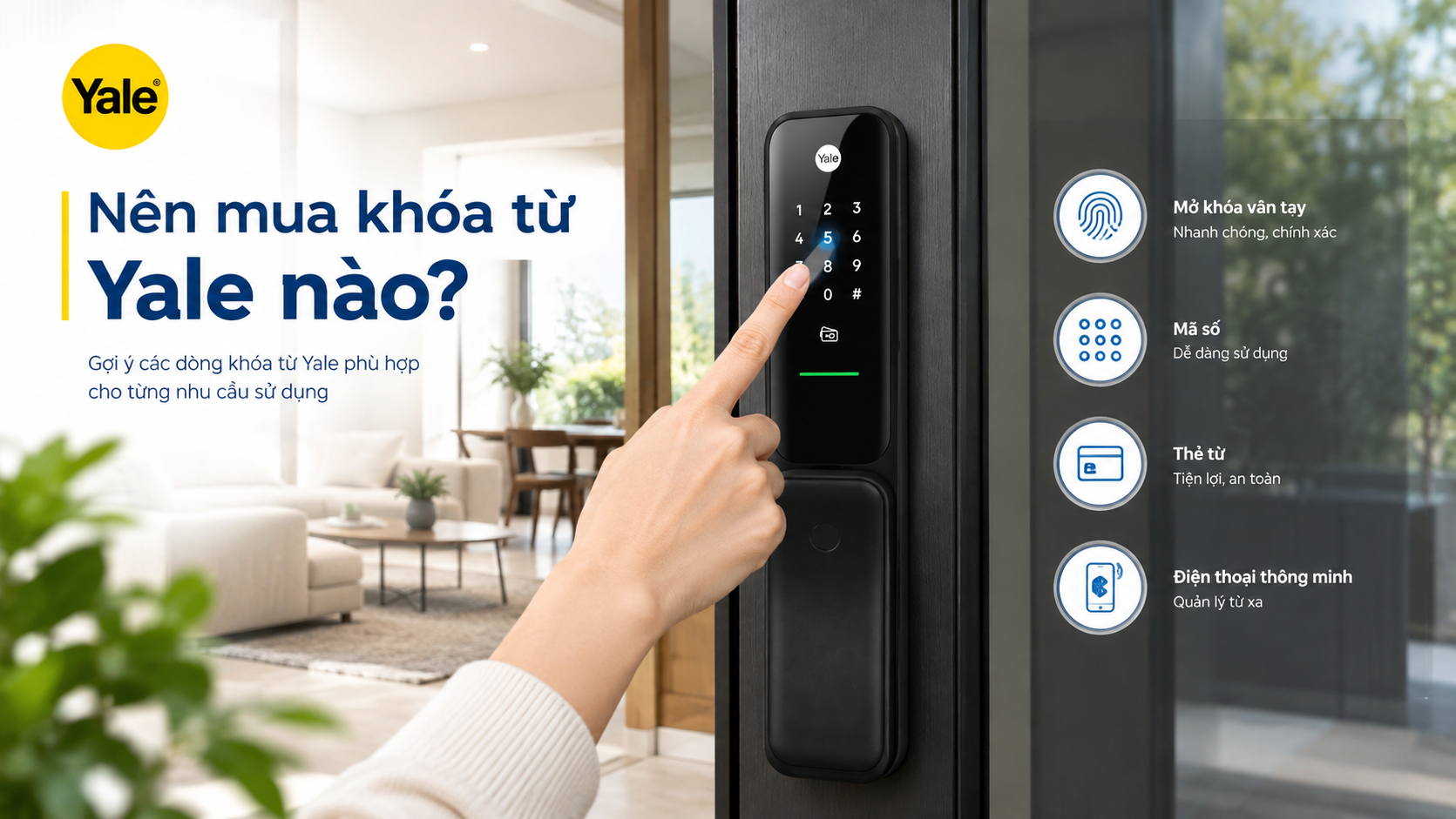 nên mua khoá từ yale nào