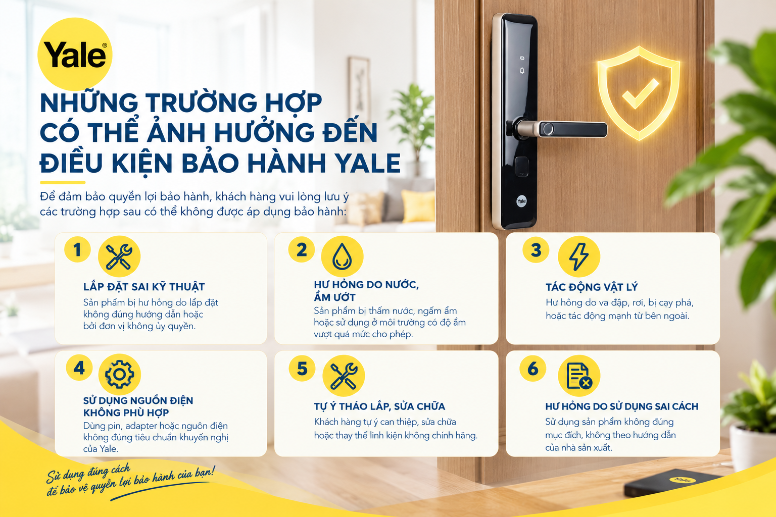 bảo hành yale việt nam