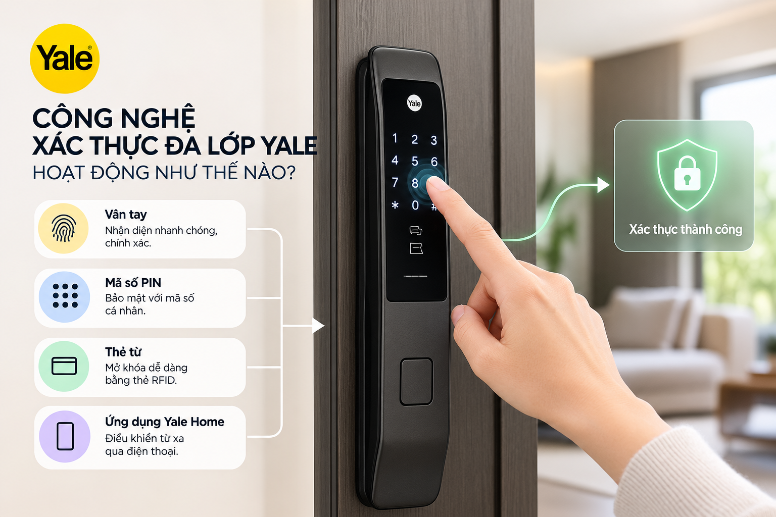 công nghệ xác thực đa lớp yale