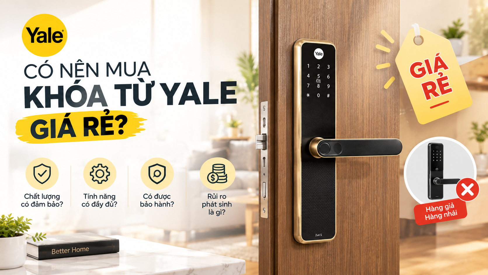 giá khoá từ yale