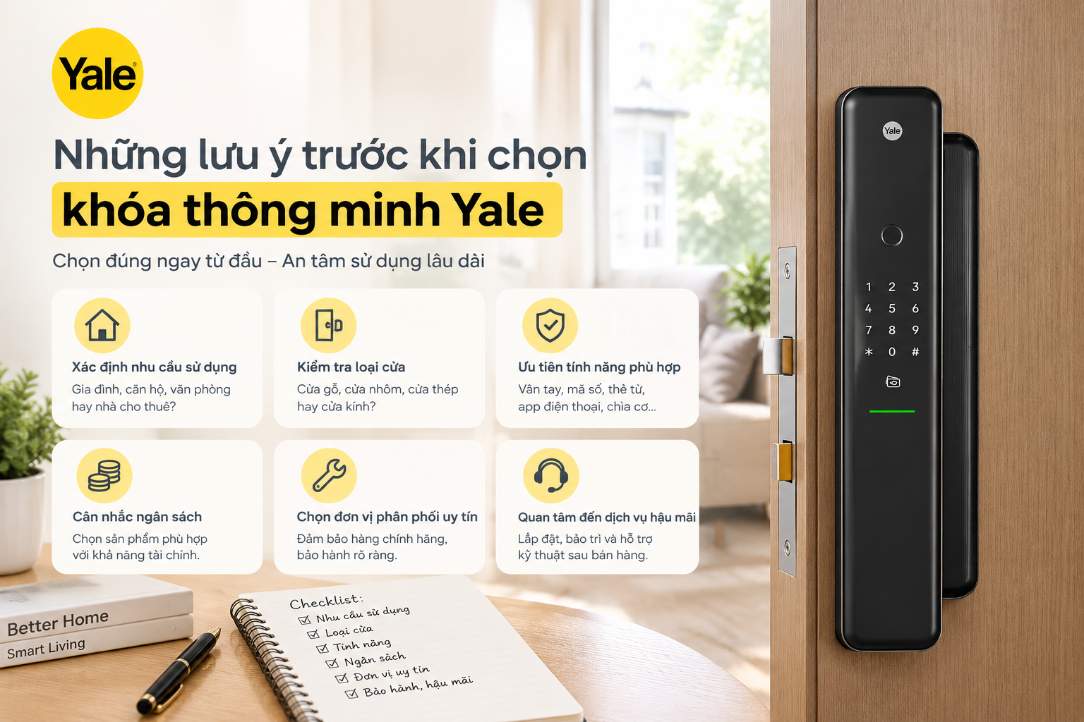giá khóa thông minh yale