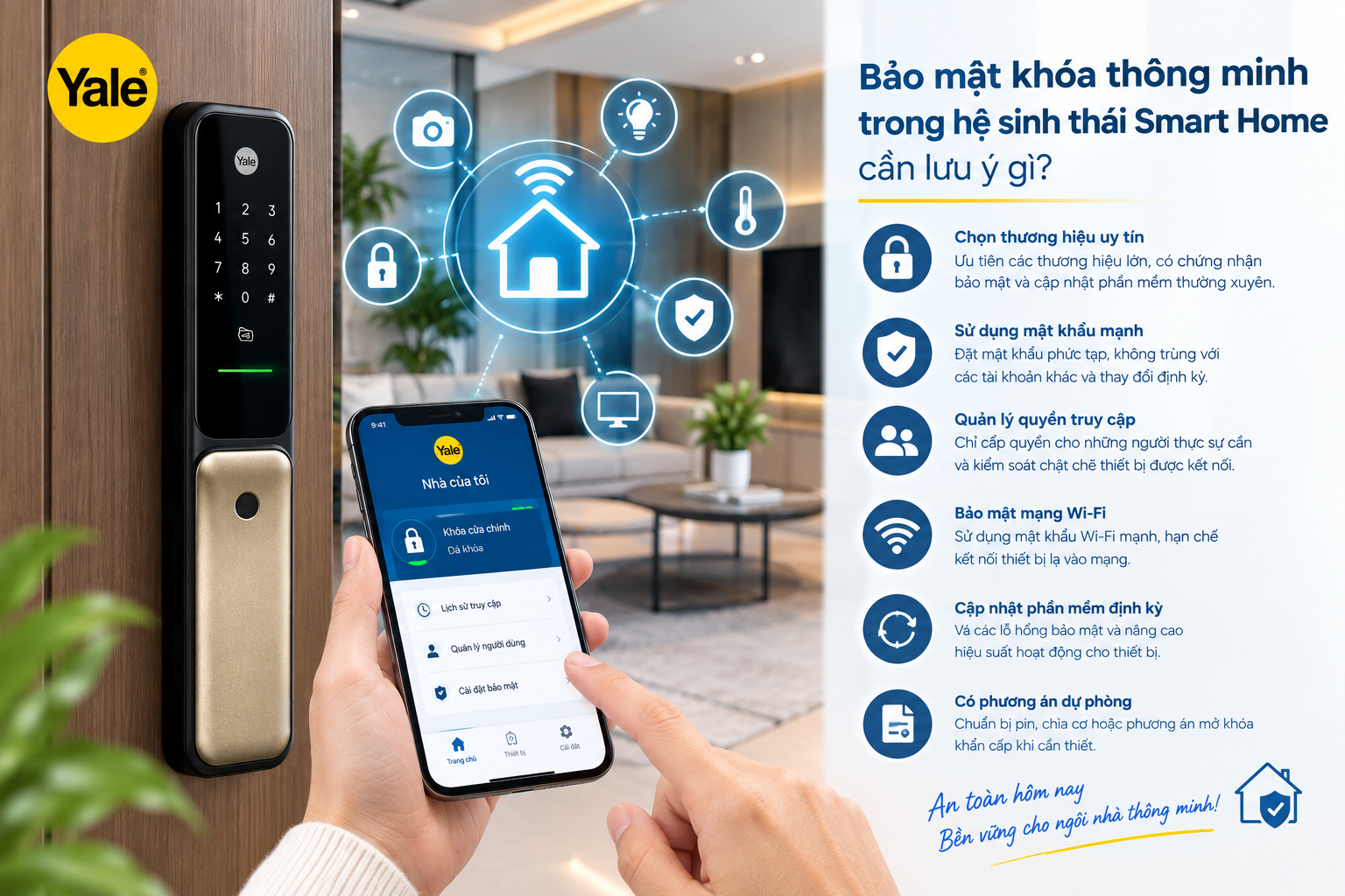 bảo mật dữ liệu nhà thông minh