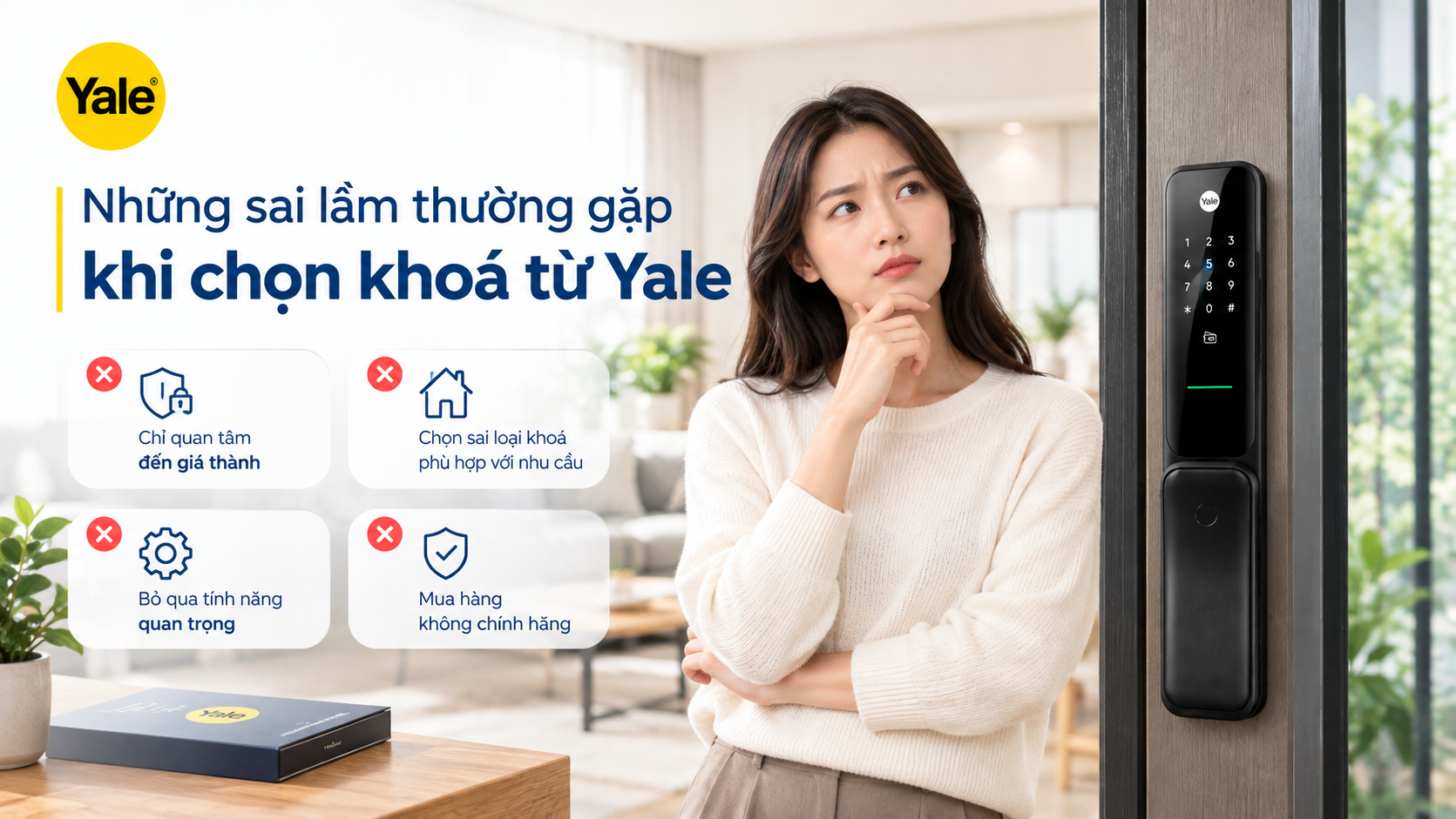 nên mua khoá từ yale nào