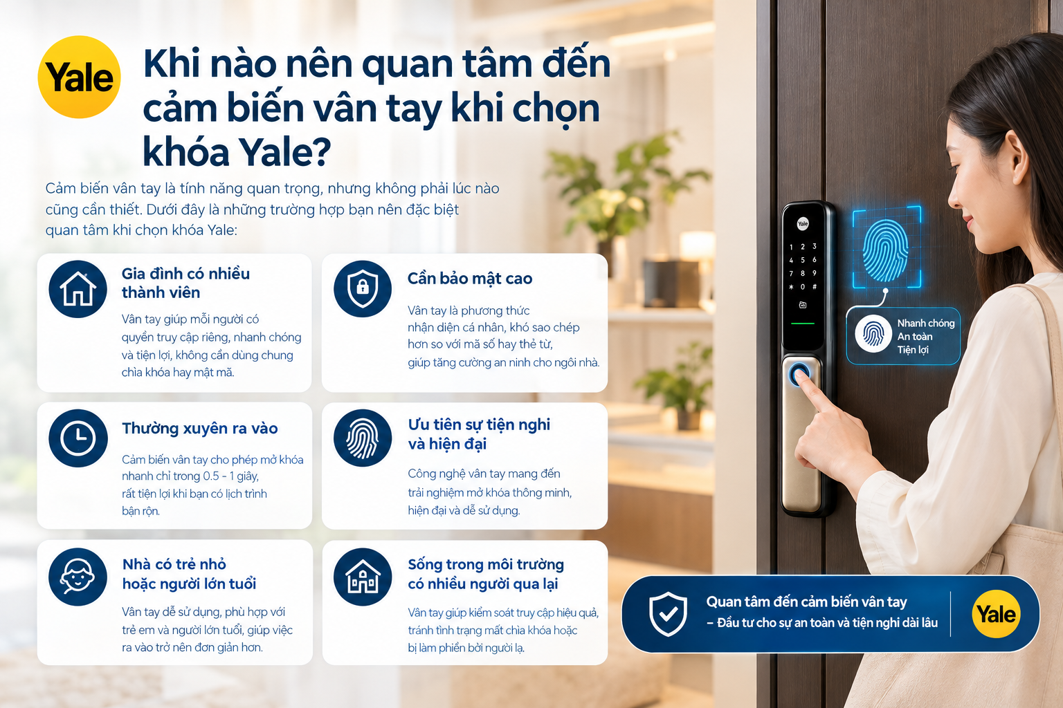 cảm biến vân tay yale