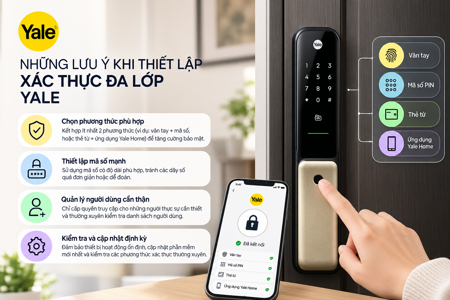 công nghệ xác thực đa lớp yale