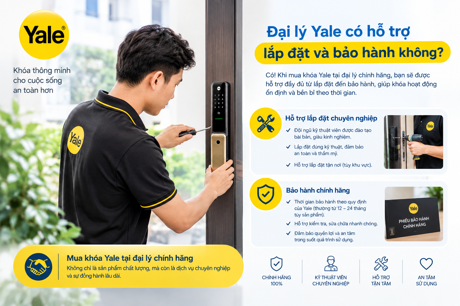 đại lý yale việt nam