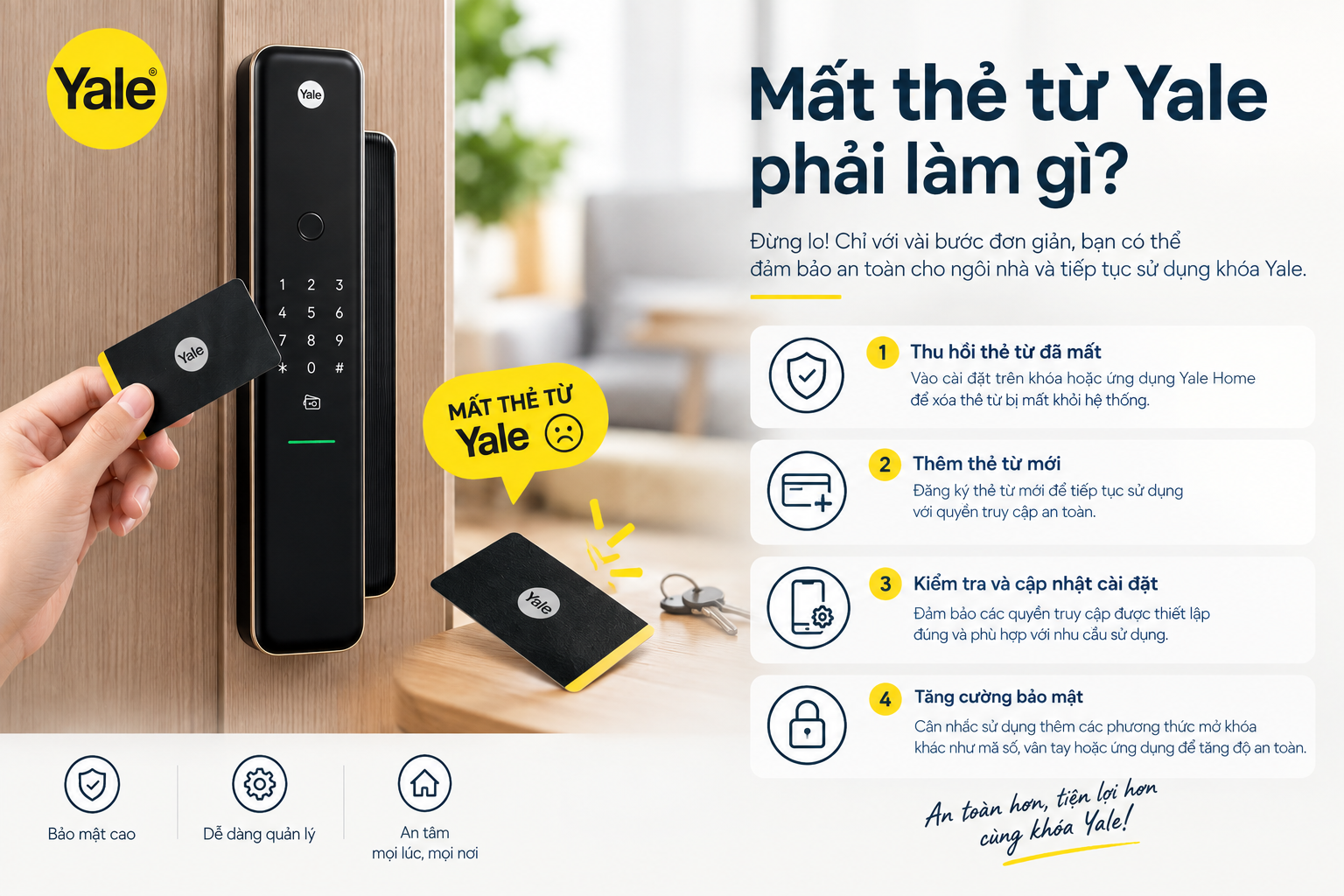thẻ từ yale