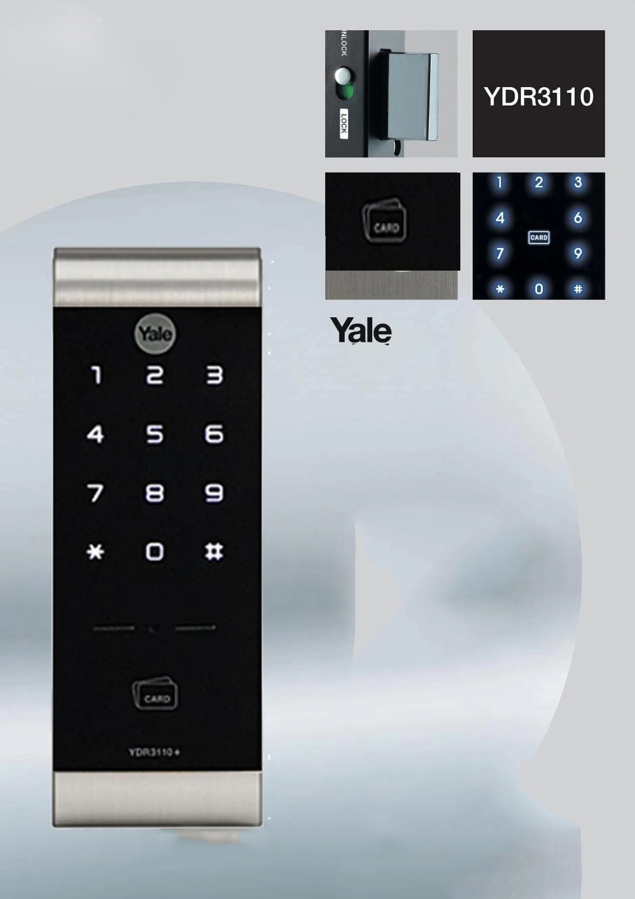 KHÓA THẺ TỪ YALE YDR 3110+