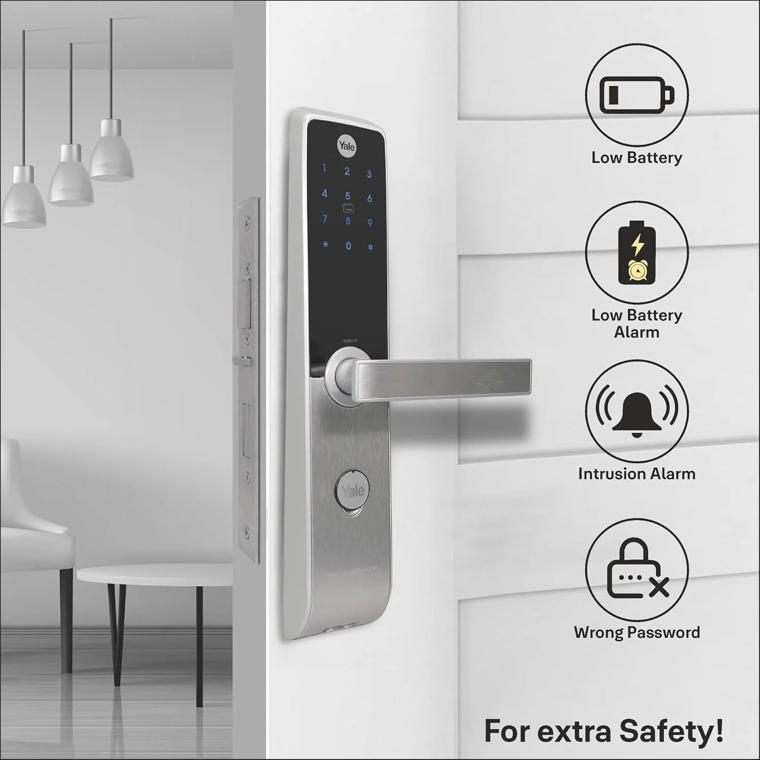 KHÓA ĐIỆN TỬ YALE YDM 3115