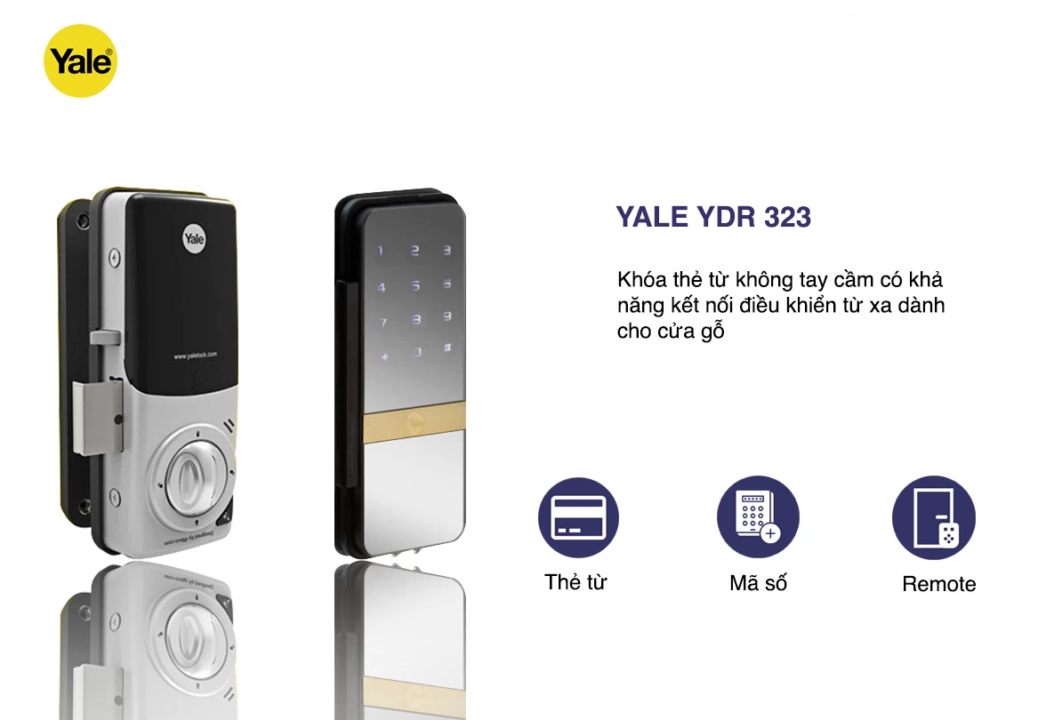 KHÓA CỬA ĐIỆN TỬ YALE YDR 323