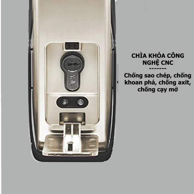KHÓA VÂN TAY YALE YMG 40 SILVER