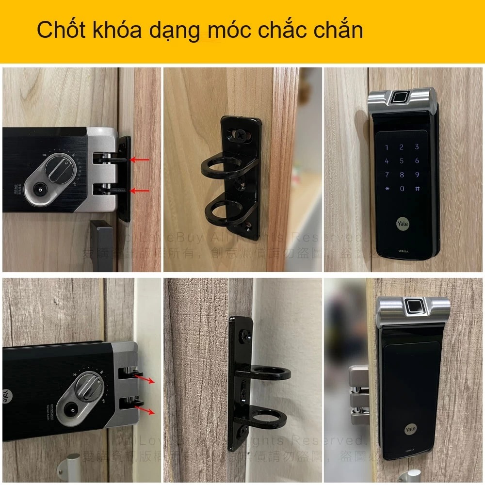 KHÓA CỬA VÂN TAY YALE YDR41A